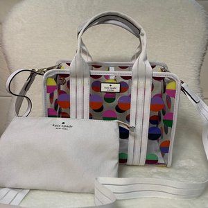 New KATE SPADE Medium Satchel See Through